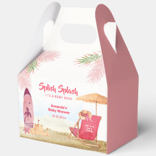 Ballotins Fille d'été Planche de Surf Aloha Baby Shower