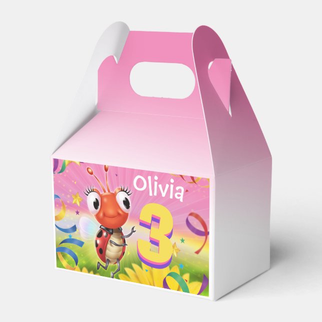 Ballotins Fille faite sur commande de boîte de fête (Verso)