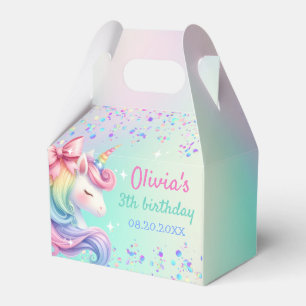 Ballotins Fille Licorne Anniversaire Magique Pastel Arc-en-C