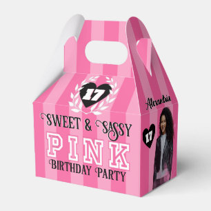 Ballotins Fille ROSE Anniversaire Fête Photo personnalisée N