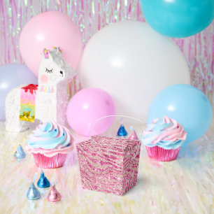 Ballotins Fille rose et Parties scintillant rousse Zebra