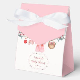 Ballotins Fille Rose Fleur Pomme Lingerie Bébé Shower