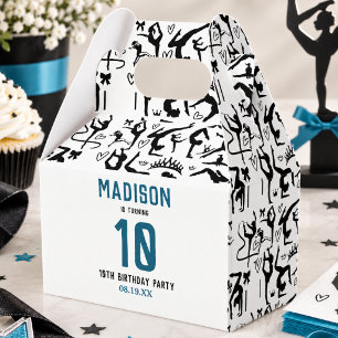 Ballotins Filles Gymnastique Moderne Noire Anniversaire 10 A