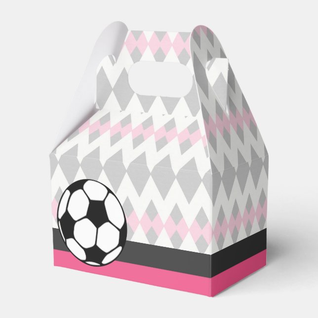 Ballotins Fille's Soccer Party Custom Anniversaire (Verso)
