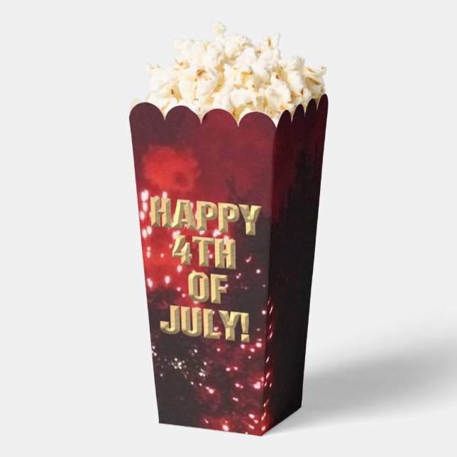 Ballotins Fireworks 7 4 juillet boîtes à popcorn (Sauté)
