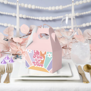 Ballotins Five est une Vibe Retro Sunshine Rainbow Daisy