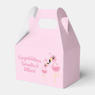 Ballotins Flamant rose Baby shower mignon Tropical
