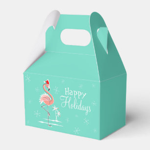 Ballotins Flamant rose de Noël Joyeux Jours fériés ballot