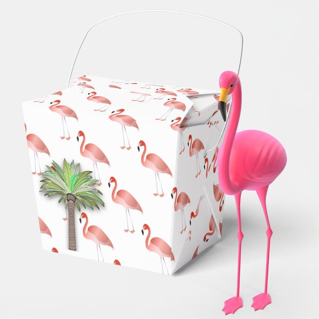 Ballotins Flamant rose Et Palmier (Créateur téléchargé)
