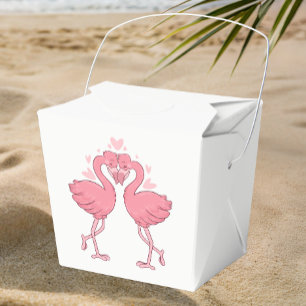 Ballotins Flamant Rose Tropical Plage Mariage Hawaïen