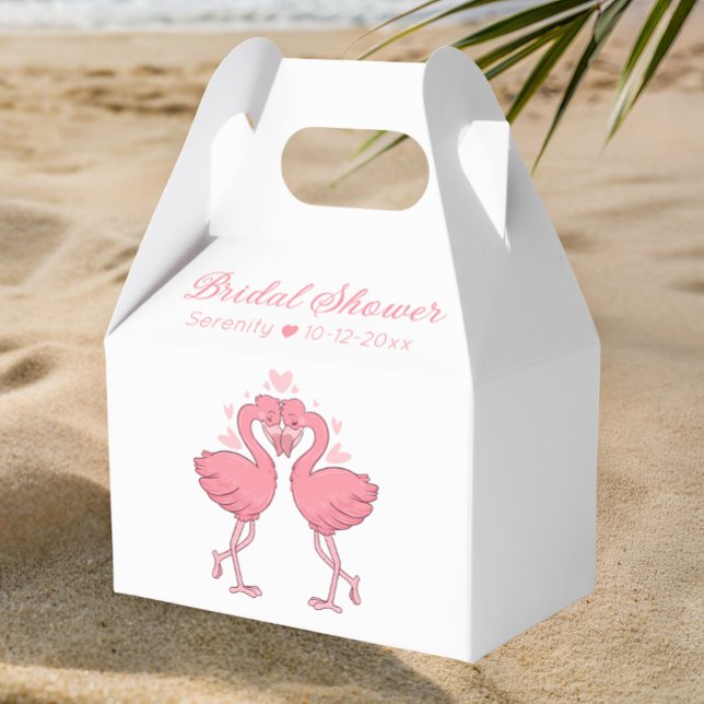 Ballotins Flamingo Rose Tropical Luau de Mariage (Créateur téléchargé)