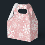 Ballotins Flammes de neige sans couture de Noël motif rose<br><div class="desc">Découvrez les ballotins parfaits pour chaque occasion spéciale sur Zazzle. Notre collection comprend des boîtes de faveurs de mariage, des ballotins de baby showers et des boîtes de faveurs de fête, toutes entièrement personnalisables pour répondre à votre thème d'événement. Que vous soyez à la recherche de ballotins personnalisés avec des...</div>