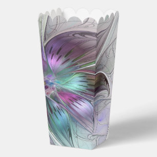 Ballotins Fleur Abstraite colorée Art moderne floral fractal