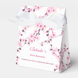 Ballotins Fleur de Cerisier Rose Blanc | Anniversaire Person