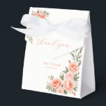 Ballotins Fleur de crépuscule<br><div class="desc">Notre collection de mariage 'Sunset Bloom' capture les teintes chaudes et romantiques d'un jardin au crépuscule. Les roses corail délicates dans des nuances d'orange doux se mélangent magnifiquement avec la touche subtile du vert de fougère, le tout posé sur un fond propre et élégant. Chaque pièce de cette collection dégage...</div>