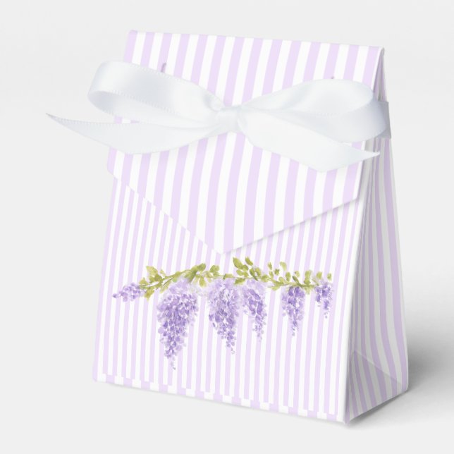 Ballotins Fleur de glycine violette rayure violette Prépa (Verso)