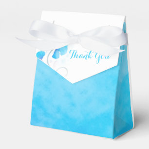 Ballotins Fleur de lave aquarelle merci boîte de faveur de m