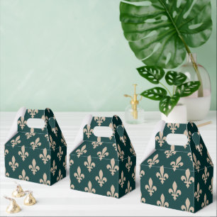 Ballotins Fleur de Lis Motif, Royal French Creative on Green
