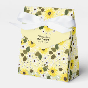 Ballotins Fleur de tournesol jaune Floral   BABY SHOWER