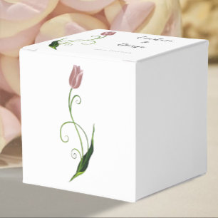 Ballotins Fleur de tulipe rose