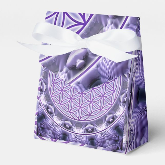 Ballotins Fleur de vie / Blume des Lebens - Mandala violet (Verso)