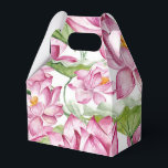 Ballotins Fleur Lotus indienne d'aquarelle<br><div class="desc">Ballotins indiens branchés d'aquarelle avec des fleurs de lotus roses sauvages.</div>