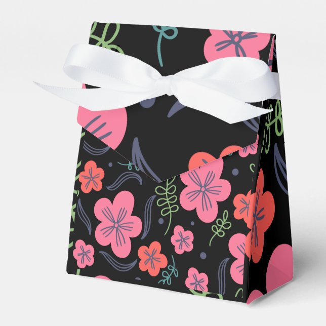 Ballotins Fleur motif coloré belle (Verso)
