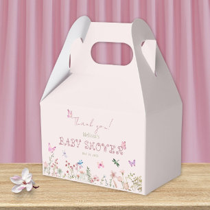 Ballotins Fleur sauvage chic Baby shower de fille Merci