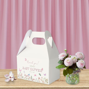 Ballotins Fleur sauvage chic Baby shower de fille Merci