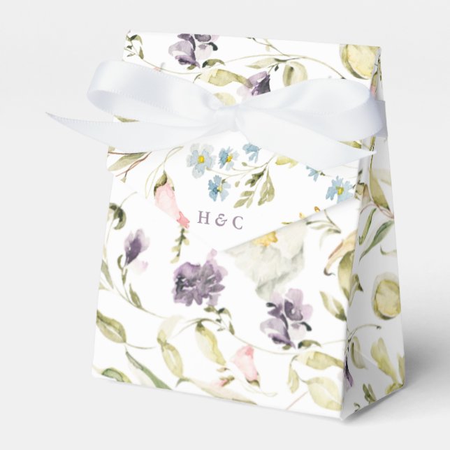 Ballotins Fleur sauvage de printemps Boho Pampas Mariage (Verso)