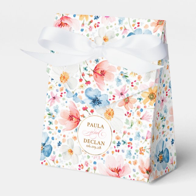 Ballotins Fleur sauvage Élégant romantique Boho Floral Maria (Verso)