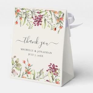 Ballotins Fleur sauvage Meadow Ecru Mariage Cadeau Favoriser