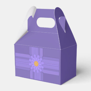 Ballotins Fleur Violette Simple sur Croix Moderne