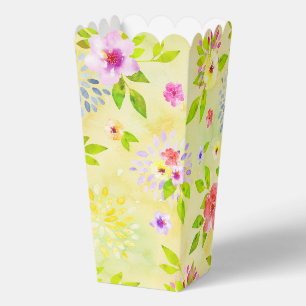 Ballotins Fleurs à l'aquarelle motif sans fin 1