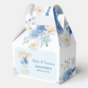 Ballotins Fleurs Bleues et Prosecco Fête de Mariage Florale