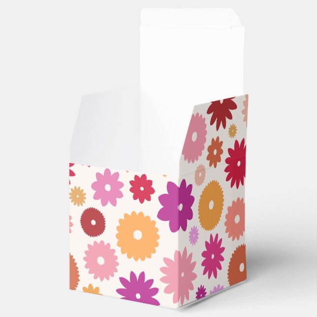 Ballotins Fleurs Colorées Grand Motif (Ouvert)