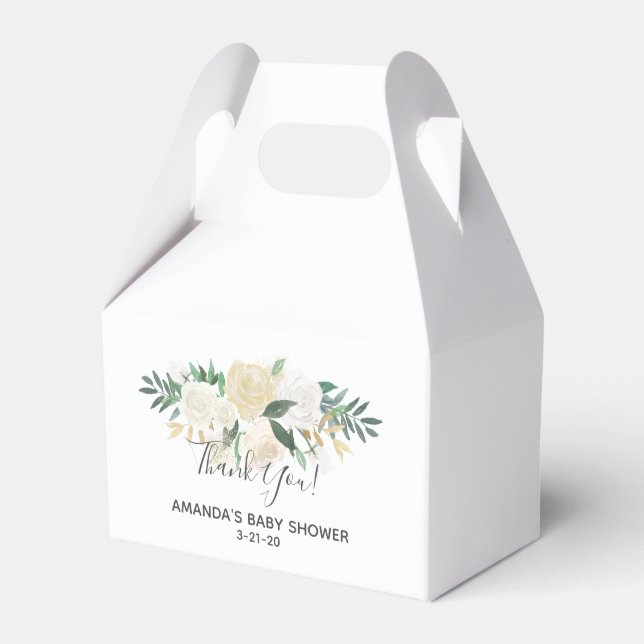 Ballotins Fleurs de baby shower (Verso)