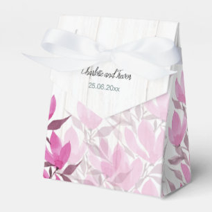 Ballotins Fleurs de champ rose chaud Aquarelle peinte à la m