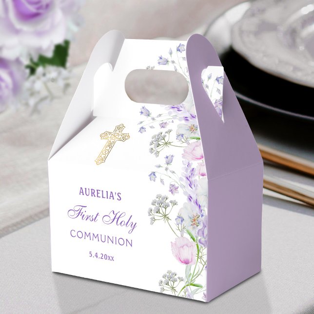 Ballotins Fleurs de lilas à l'aquarelle Communion solennelle (Créateur téléchargé)