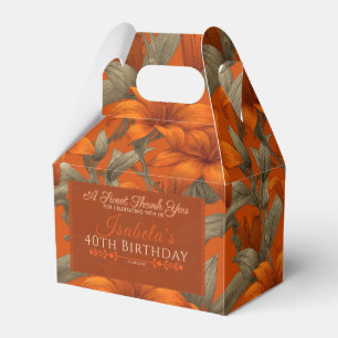 Ballotins Fleurs de lys sur mesure chic Fête d'anniversaire 