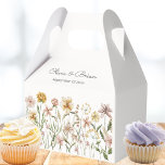 Ballotins Fleurs de prairie de fleurs sauvages aquarelles pe<br><div class="desc">Nous vous présentons nos boîtes de faveurs de prairie de fleurs sauvages aquarelles personnalisées. Avec une illustration aquarelle d'un jardin de fleurs sauvages. Convient comme cadeau pour les mariages et les occasions sur le thème de la nature.</div>