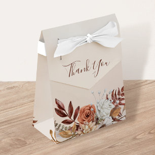 Ballotins Fleurs de rouille en terre cuite Boho Mariage de f