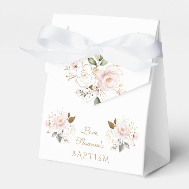 Ballotins Fleurs d'or blanches blanches blanches Monogramme  (Verso)