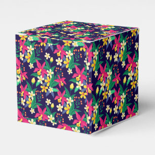 Ballotins Fleurs Exotiques Colorées Motif Feuilles-23021