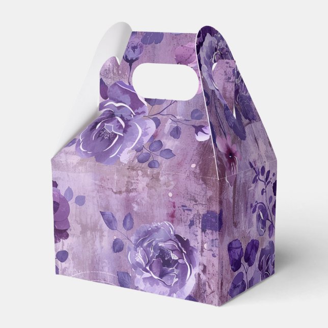 Ballotins Fleurs Mauves Douces (Verso)