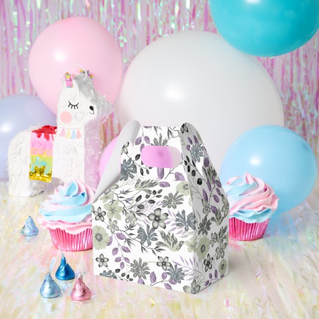 Ballotins Fleurs multicolores avec touche grise (Fête)