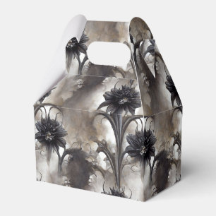 Ballotins Fleurs noires de style gothique