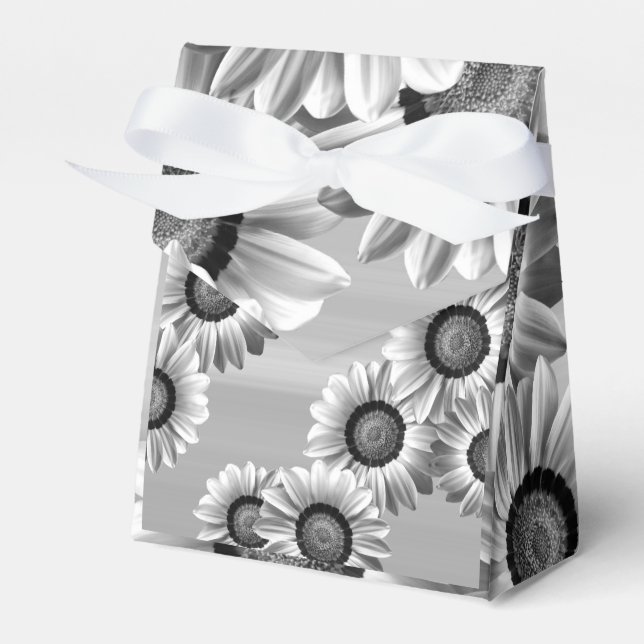 Ballotins Fleurs noires et blanches (Verso)