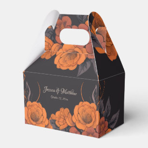 Ballotins Fleurs orange simple Élégant