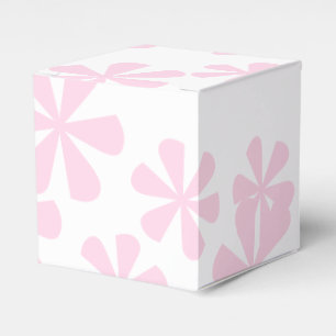 Ballotins fleurs rose clair blanc élégant cadeau